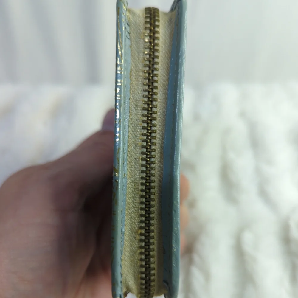 Vintage Gillette Travel Razor Toiletrie Kit‎ 1960s In Light Blue Leather Case